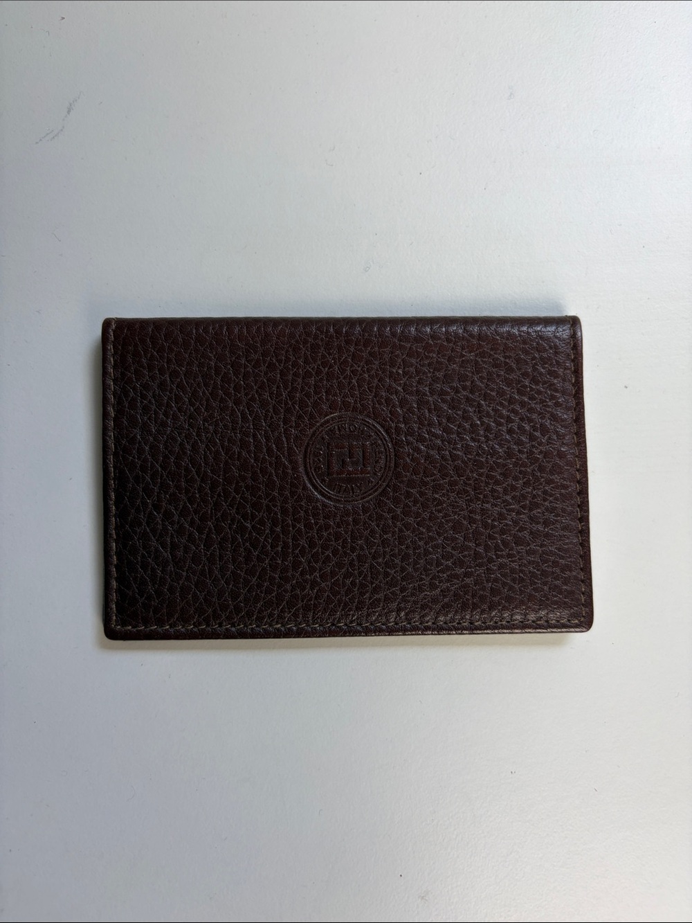 Fendi Leather Card Holder